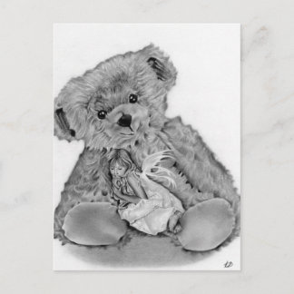 Nalle Little Fairy Postcard Vykort