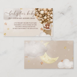 Nalle Luft Balloon Bokar för Baby Request Encl Tilläggskort