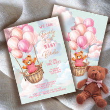 Nalle Luftballong Baby Shower