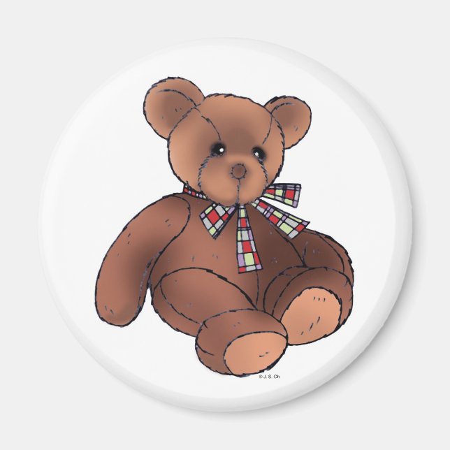 Nalle magnet (Framsidan)