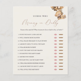 Nalle Mamma eller pappas babystöldspel