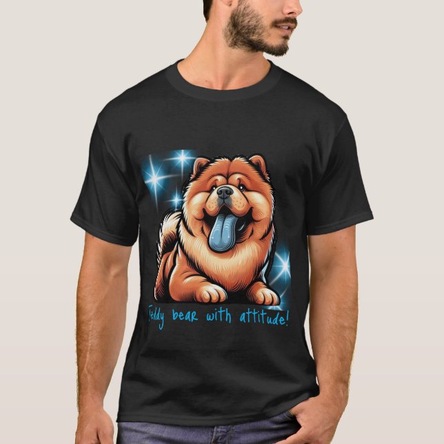 Nalle med attityd! t shirt (Framsida)