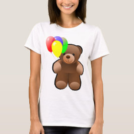 Nalle med ballonger t shirt
