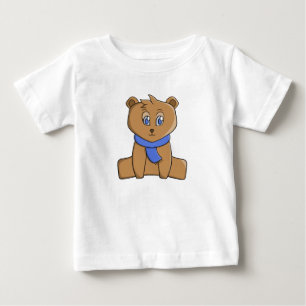 Nalle med blå halsduk t shirt