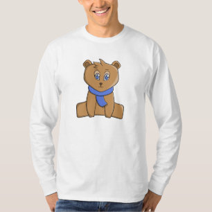 Nalle med blå halsduk t shirt