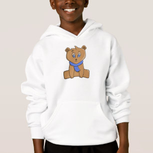 Nalle med blå halsduk t shirt