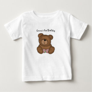 Nalle med Flowers Infant T-Shirt