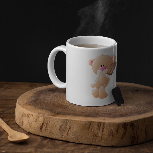 Nalle med isblock Mugg (Skapare uppladdad)
