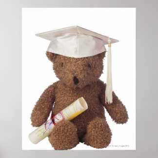 Nalle med murbruk och med kräft poster