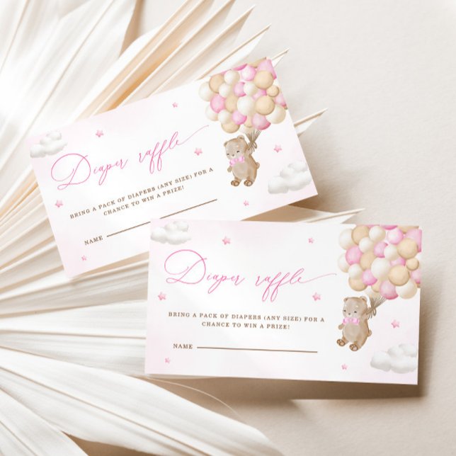 Nalle med Rosa Ballonger Försämring av skogar Tilläggskort (Skapare uppladdad)