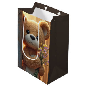 Nalle med WildblomBouquet