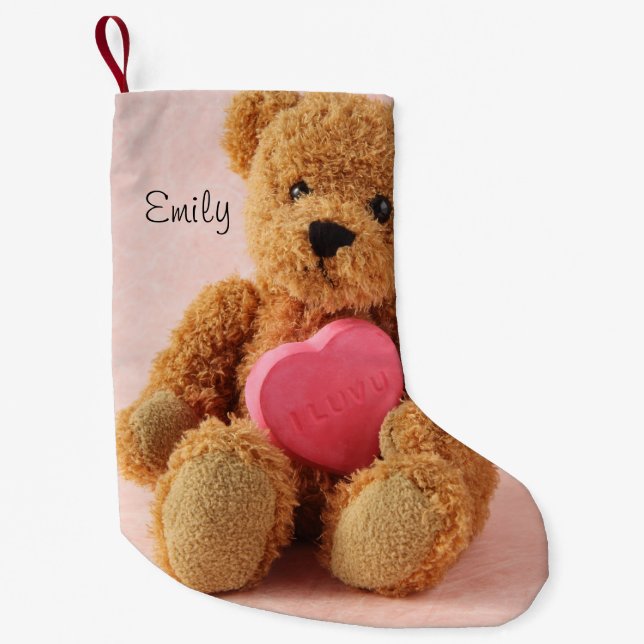 Nalle mig luv u liten julstrumpa (Framsidan)