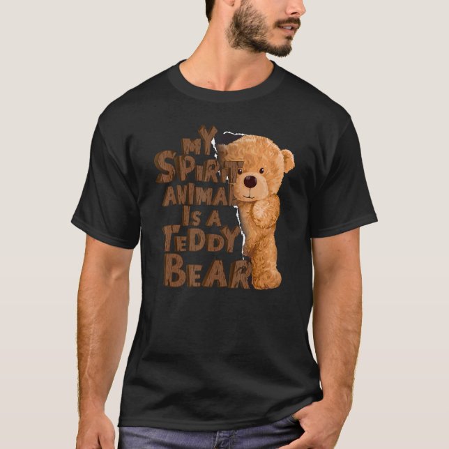 Nalle Mitt andningsdjur är en Nalle T Shirt (Framsida)