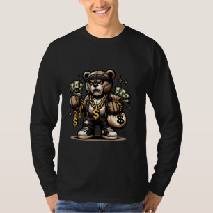 Nalle Money Swag Hip hop Rapper Graphic Drift T Shirt
