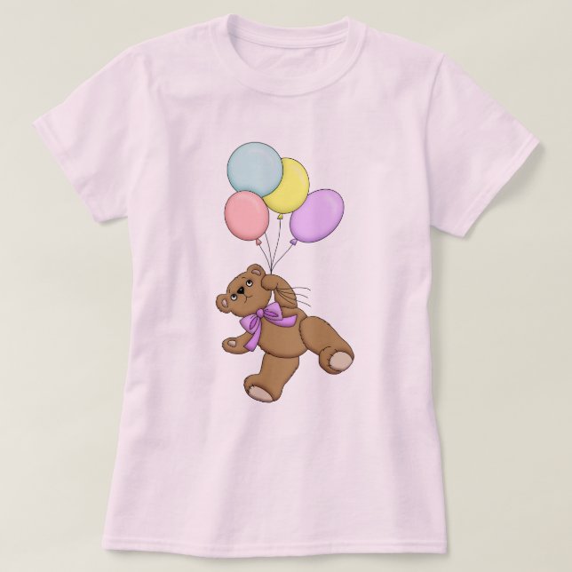 Nalle och ballonger tröja (Design framsida)