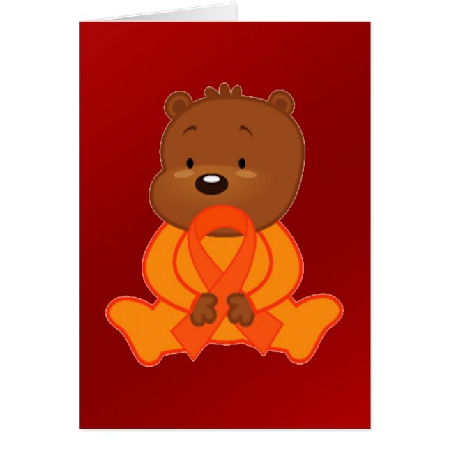 Nalle och band "räkna för dagarna" hälsningskort (Framsidan)