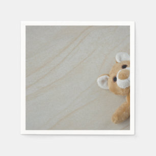 Nalle om Faux Marble Pappersservett