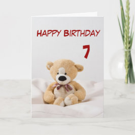 Nalle om grattis på födelsedagen 7:e kort