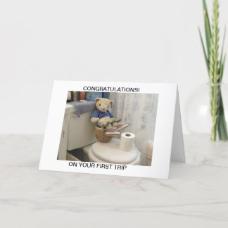 Nalle på potta kort