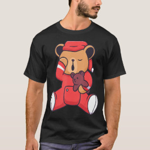 Nalle Pajamas Bear Pajamas Nightdress T Shirt