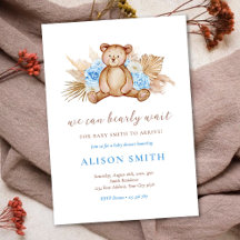 Nalle Pampas Grass Barly Wait Baby Shower