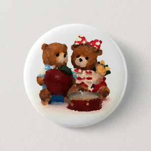 Nalle par knapp