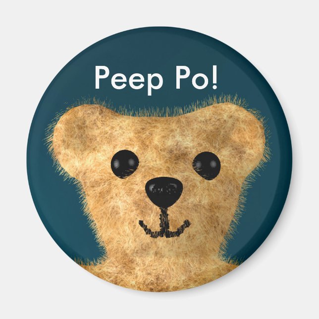 Nalle (Peep Po!) Magnet (Framsidan)