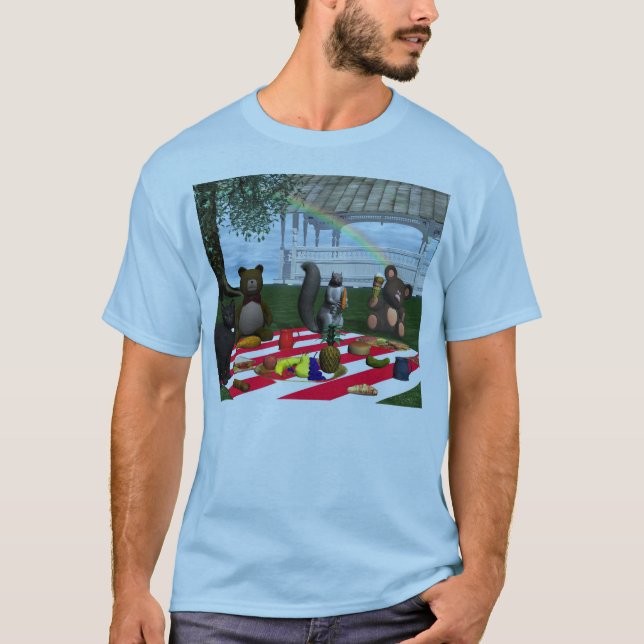 Nalle picknick tee (Framsida)