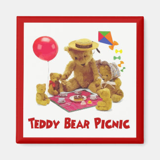 Nalle Picnic Magnet