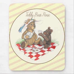 Nalle Picnic mousepad Musmatta