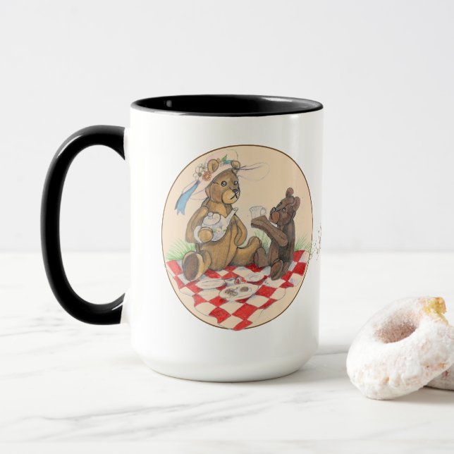 Nalle Picnic Mugg (Med munk)