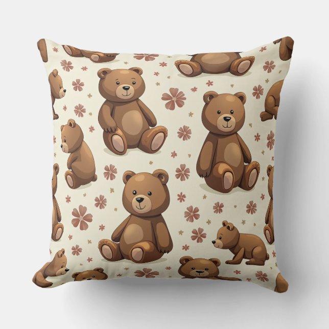 ♥ Nalle Pillow Cushion ♥ Kudde (Framsida)