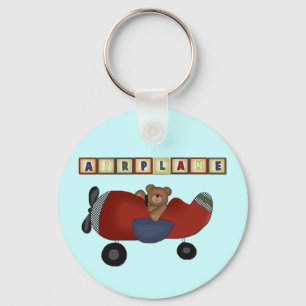 Nalle Pilot Tshirts och presenter Nyckelring