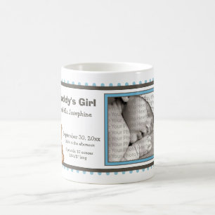 Nalle Polkadot Baby Mugg Gift:baby blå
