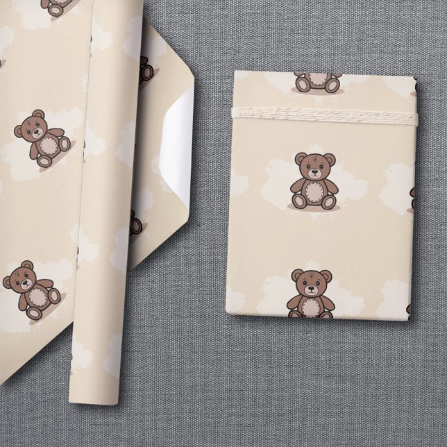 Nalle Presentpapper (Teddy Bear Wrapping Paper)