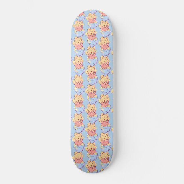 Nalle Puh Mini Skateboard Bräda 18,5 Cm (Framsida)
