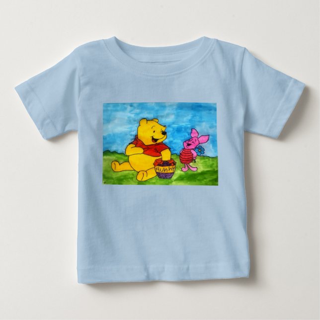 Nalle Puh och Nasse bästa vänner  T Shirt (Framsida)
