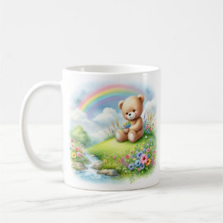 Nalle Rainbow Kaffemugg