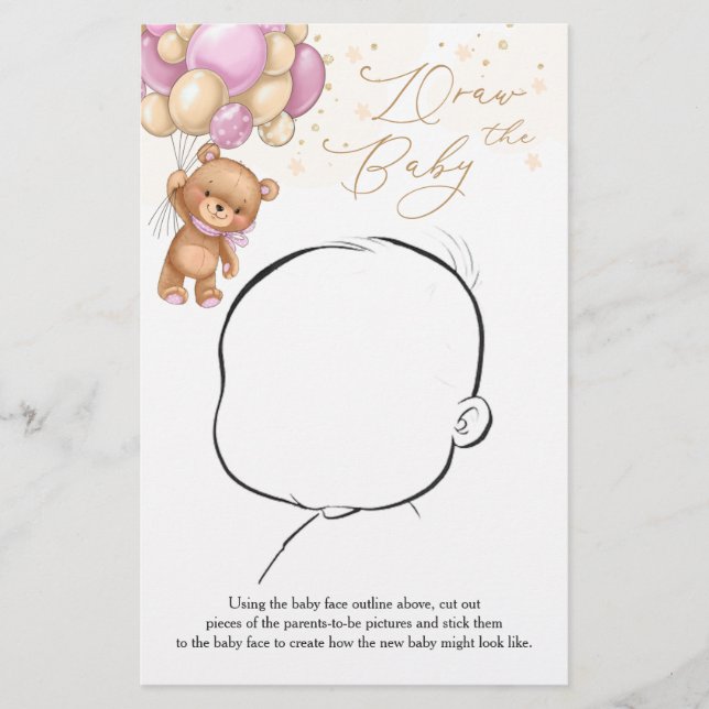 Nalle Rosa Bubblor Rita Baby-spelet (Framsida)