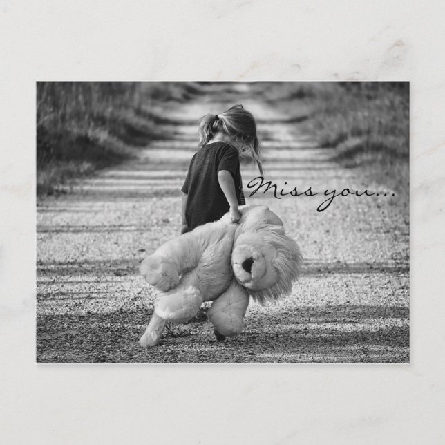 Nalle saknas vykort (Framsida)