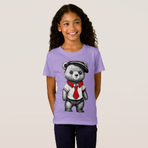 Nalle School Uniform Cute Animal Design T Shirt