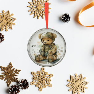Nalle Soldier jul Ornament