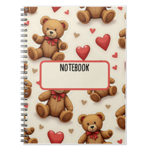 Nalle Spiral fotopatbok Anteckningsbok