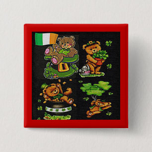 Nalle St. Patrick's Day Collection Knapp