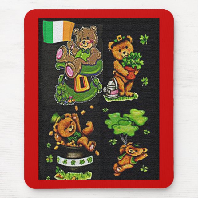 Nalle St. Patrick's Day Collection Musmatta (Framsidan)