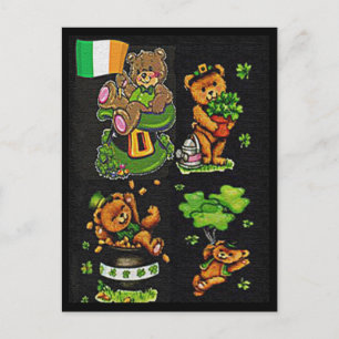 Nalle St. Patrick's Day Collection Vykort