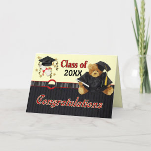 Nalle Student 20XX - Anpassa insidan Kort