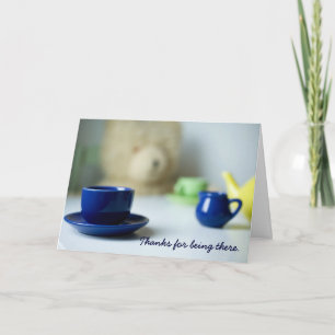 Nalle Tea Time Mors dag Card Kort