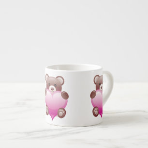 Nalle Valentine Heart Espressomugg