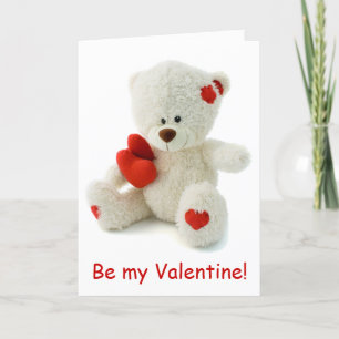 Nalle Valentine Helgkort